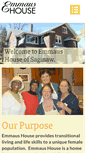 Mobile Screenshot of emmaushouse-saginaw.com